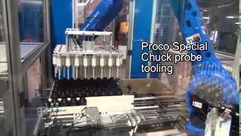 Proco Robot Case Packer with new patent pending tooling