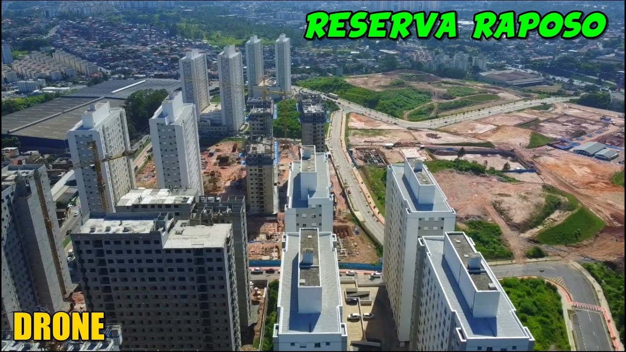 Drone mostra as obras do Reserva Raposo: O maior empreendimento de interesse social do Brasil - SP
