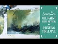 Sennelier Rive Gauche Oil Paint Mini-Review 🎨 Abstract Landscape