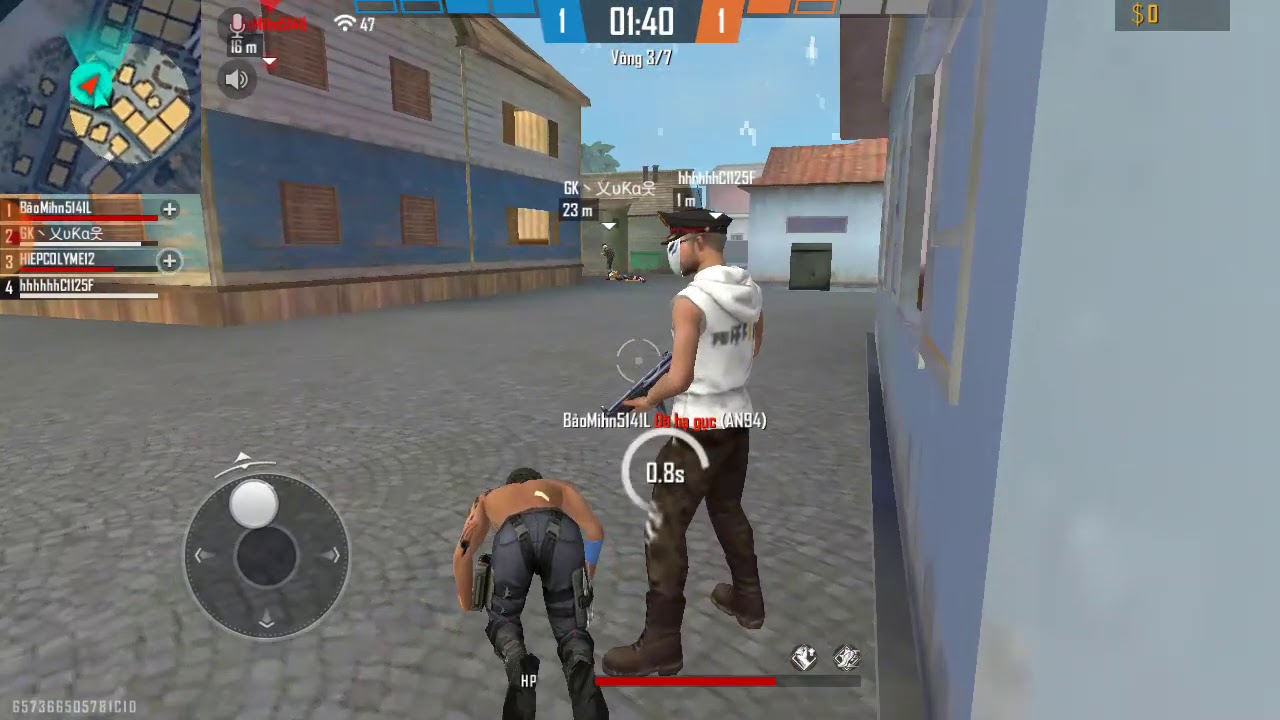 Free Fire Tim Bạn Bắn Ngu Vai Hiệp Vy Gaming Youtube