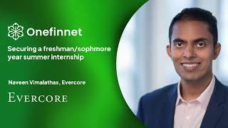 Securing a freshman sophmore year summer internship   Naveen Vimalathas