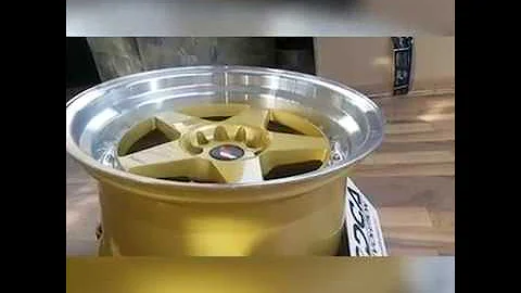 Jante Japan Racing JR6 Gold with Polished lip - DCA Evolution