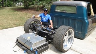 Finnegan's Garage Ep  19: Airbagged, Body Dropped, LS Swapped '67 Chevy C10 Project