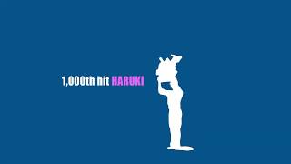 【祝】1,000 HITS HARUKI