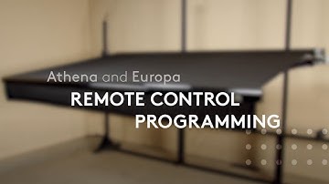 Remote control programming - Athena and Europa awnings - Multiple Awnings