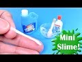 DIY Miniature Realistic Glue, Starch, & Slime -Slime Supplies - Really Works