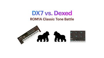 Yamaha DX7 vs. Dexed Sound Comparison