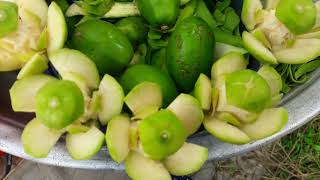 আমড়া ভর্তা .Amra Vorta, Pyara Vorta,  aam Vorta - Popular Street Food.