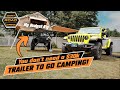 My Budget Jeep Wrangler Overland Camping Trailer!