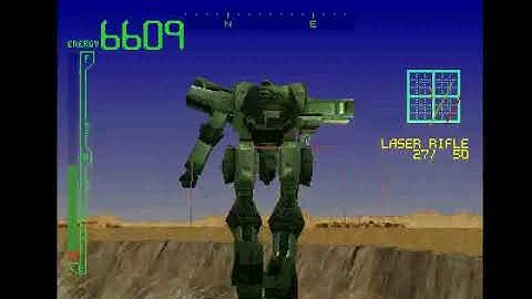 Armored Core (PS1) -  Mission 23: Destroy Plane Computer