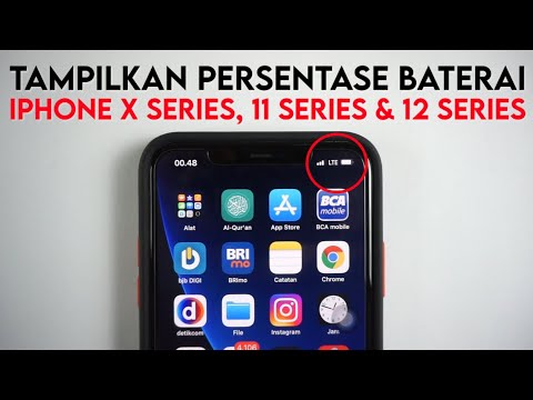 Cara Menampilkan Persentase Baterai Iphone X, XS, XS Max, XR, 11, 11 Pro, 11 Pro Max, 12, 12 Pro