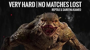 MORTAL KOMBAT 1 | REPTILE & Sareena Kameo | VERY HARD | Champion Tower | No Matches Lost | 4K 60FPS
