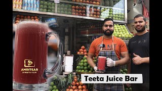 Teeta Juice Bar || Mix & Vegetable Juice || Amritsar Streets Tour
