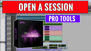 How to open an existing Pro Tools session - OBEDIA.com