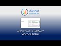 Approval Summary in SharePoint Online Microsoft Lists Modern List View