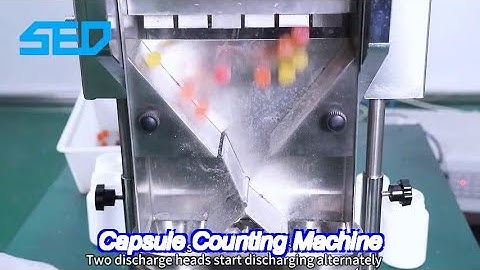 semi automatic 6 channels capsule counting machine gummy counter
