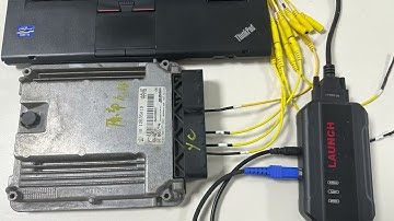 Use the X431 ECU&TCU Programmer to operate the Procedure function for engine computer MED9.6.1 clone