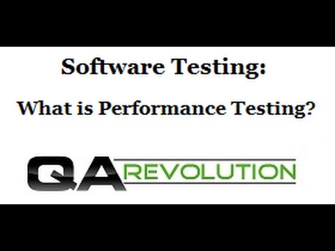 Software Testing: What is Performance Testing