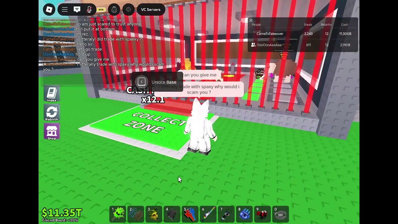 steal brain rot trading Los Tralaleritos. part1