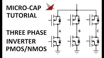 Micro-Cap Tutorial: MOSFET Inverter Three Phase (Motor Control)