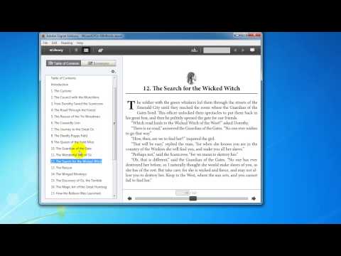 Viewing an EPUB and MOBI eBook on Your PC