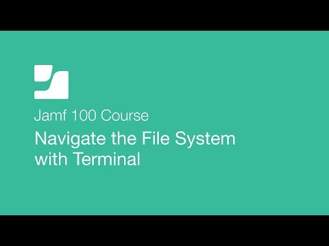 lesson 14 navigate the file system with terminal jamf 100 course
