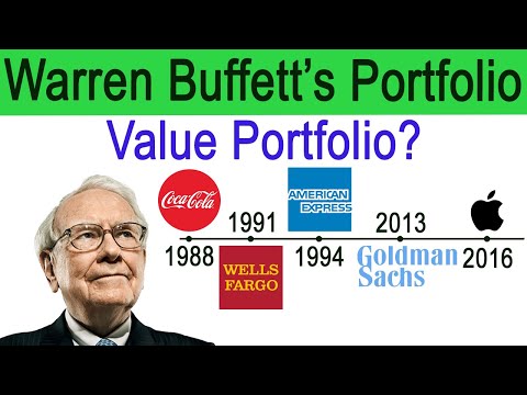 A Look Into Warren Buffett's Portfolio - is it A Value Portfolio? thumbnail