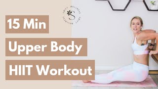 UPPER BODY HIIT {15 Minute Workout for Runners Series!} Bodyweight Only!