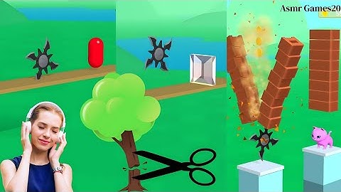 Slice it All ! Very satisfying and Relaxing ASMR Slicing Game ! #asmrsounds #oddlysatisfying