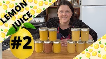WHAT TO DO WITH LEMON JUICE - #2 in ZERO WASTE lemon processing series- HOMESTEADING ALASKA
