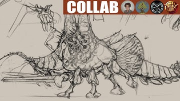 Ik heb een magisch wezen ontworpen. (Samenwerking)