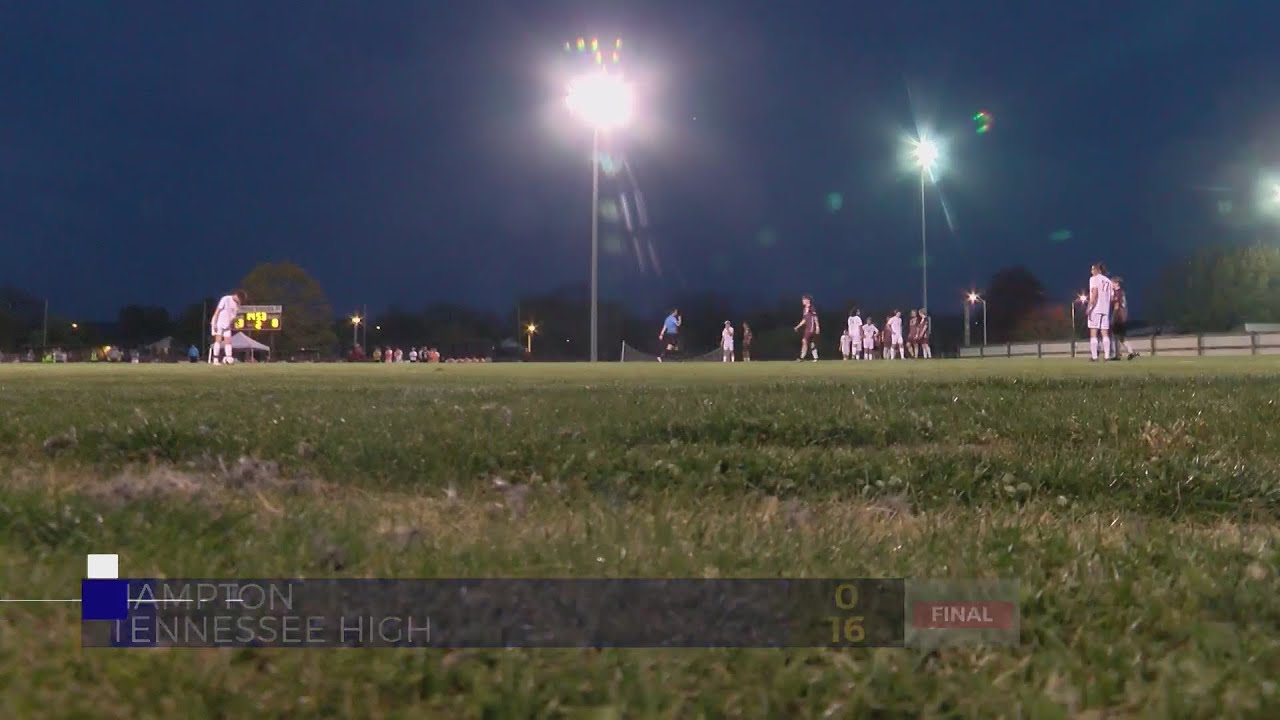 Dobyns-Bennett chants "Science Hill Who" after rivalry win Tuesday on the pitch