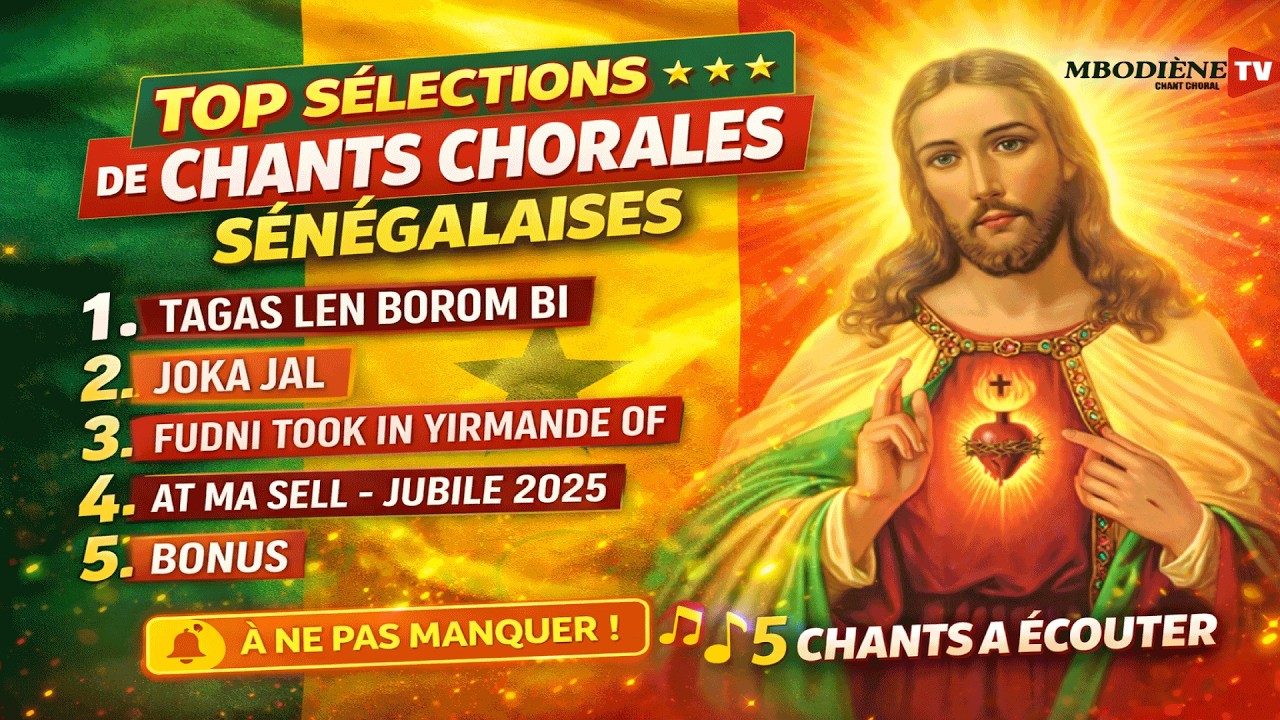 TOP 5 DES CHANTS CHORALES SÉNÉGALAISES 🇸🇳🙏 | Sélection spirituelle à ne pas manquer