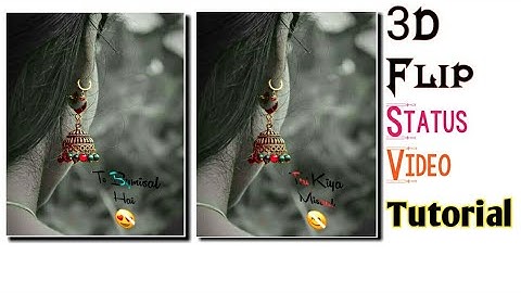 How To Create 3D Flip Text Status In Alight Motion || Status Video Kaise Banaye || Technical Afshan