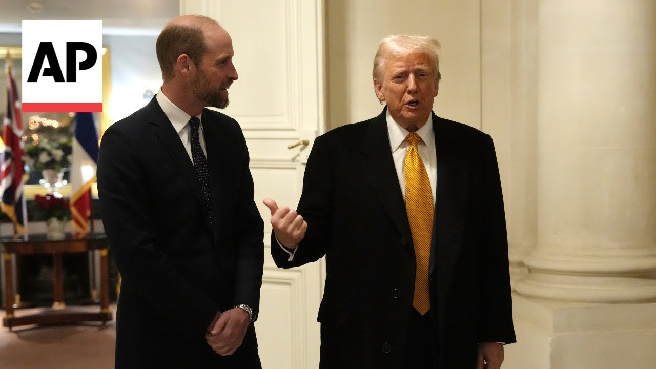 Trump meets Prince William in Paris after Notre Dame reopening ceremony