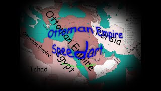 The Ottoman Empire - The Well Man Of Europe Map Speedart 70 Sub Special