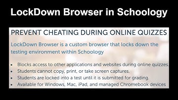 Schoology Lockdown Browser