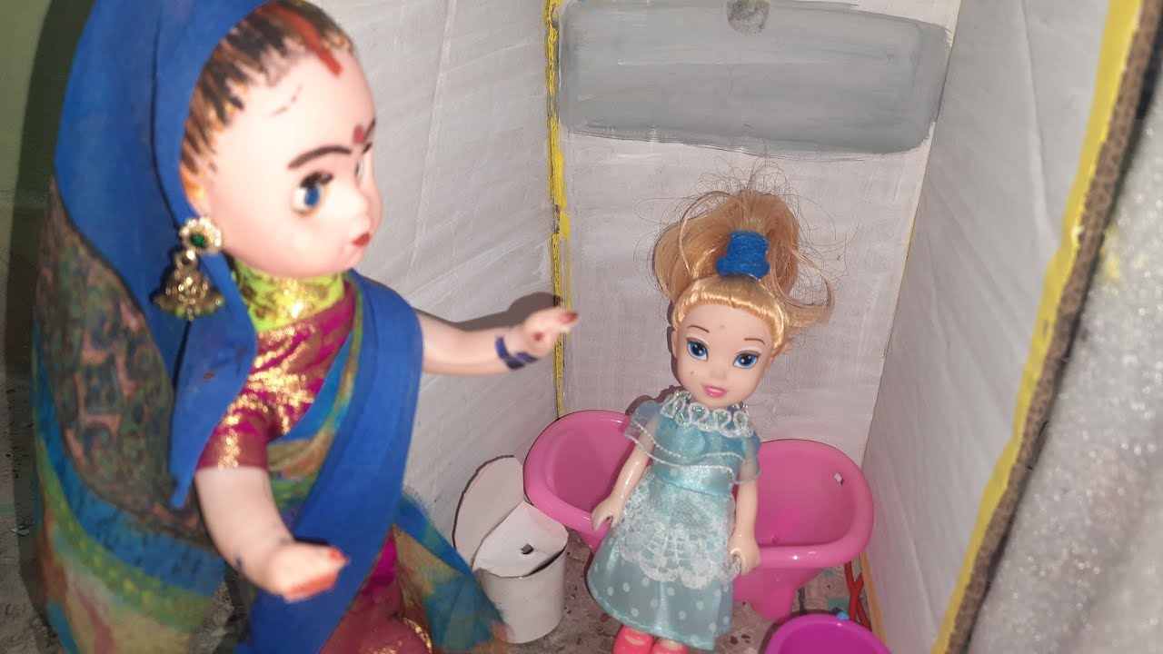 Barbie Doll Day Routine In Indian Village/Radha ki kahani part5/Barbie