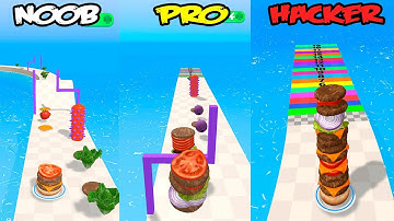 Burger Run - NOOB vs PRO vs HACKER