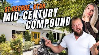 Downtown St. George Mid-Century Compound | Walkable to Local Gems | Income Potential | 443 W 300 N