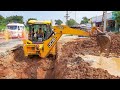 JCB 3dx Backhoe, JCB NXT 205 Excavator Rock Breaking dig Trench 5m depth | JCB