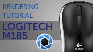 Logitech m185 - Keyshot 5 rendering tutorial