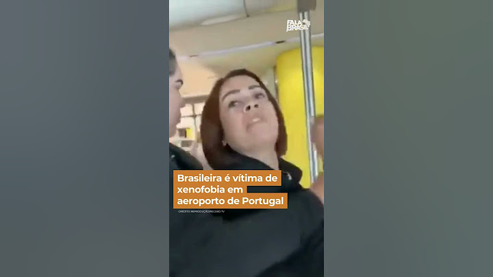 Brasileira é vítima de xenofobia em aeroporto de Portugal #shorts