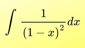 Integral of 1/(1-x)^2