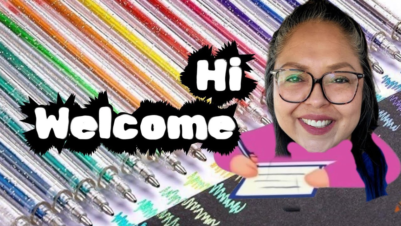 WRITING NAMES WITH MY NEW GLITTER PENS 🖊 ✨️ COME SAY hi 👋🏼 🤓 maybe some drawing 😀