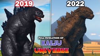 Evolution of Kaiju Universe