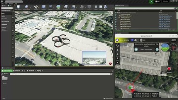 Simulating UAV with Unreal Engine AirSim, PX4, QGC & Cesium Real-World Map | Live Control & Video