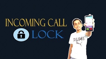 incoming call lock in English 2021 🔐 how to set Incoming Call lock for any phone 🔒lock your calls 🔒