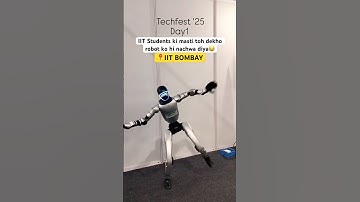 This robot dances better than me 😭🤌🏻 #iitbombay #techfest #robot #dance