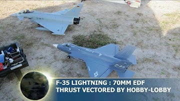 F-35 Lightning 70mm EDF Thrust Vectored Jet - By Hobby-Lobby -- Fun Flight 11-19-2011